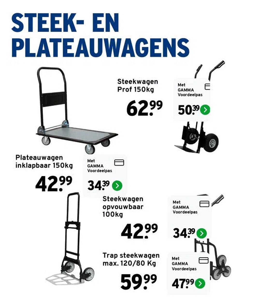 Steekwagen Prof 150kg
