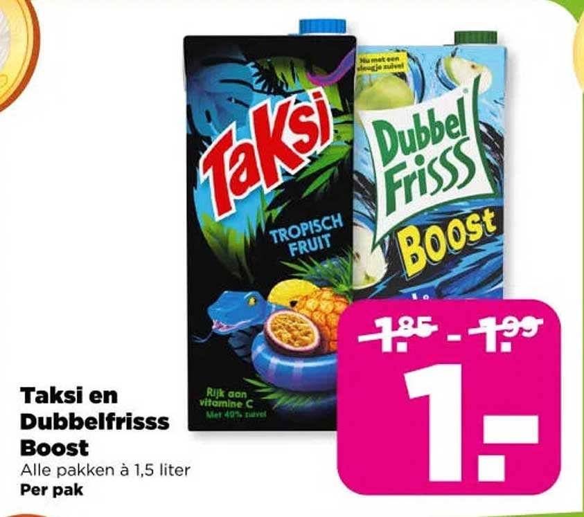 Taksi en Dubbelfrisss Boost