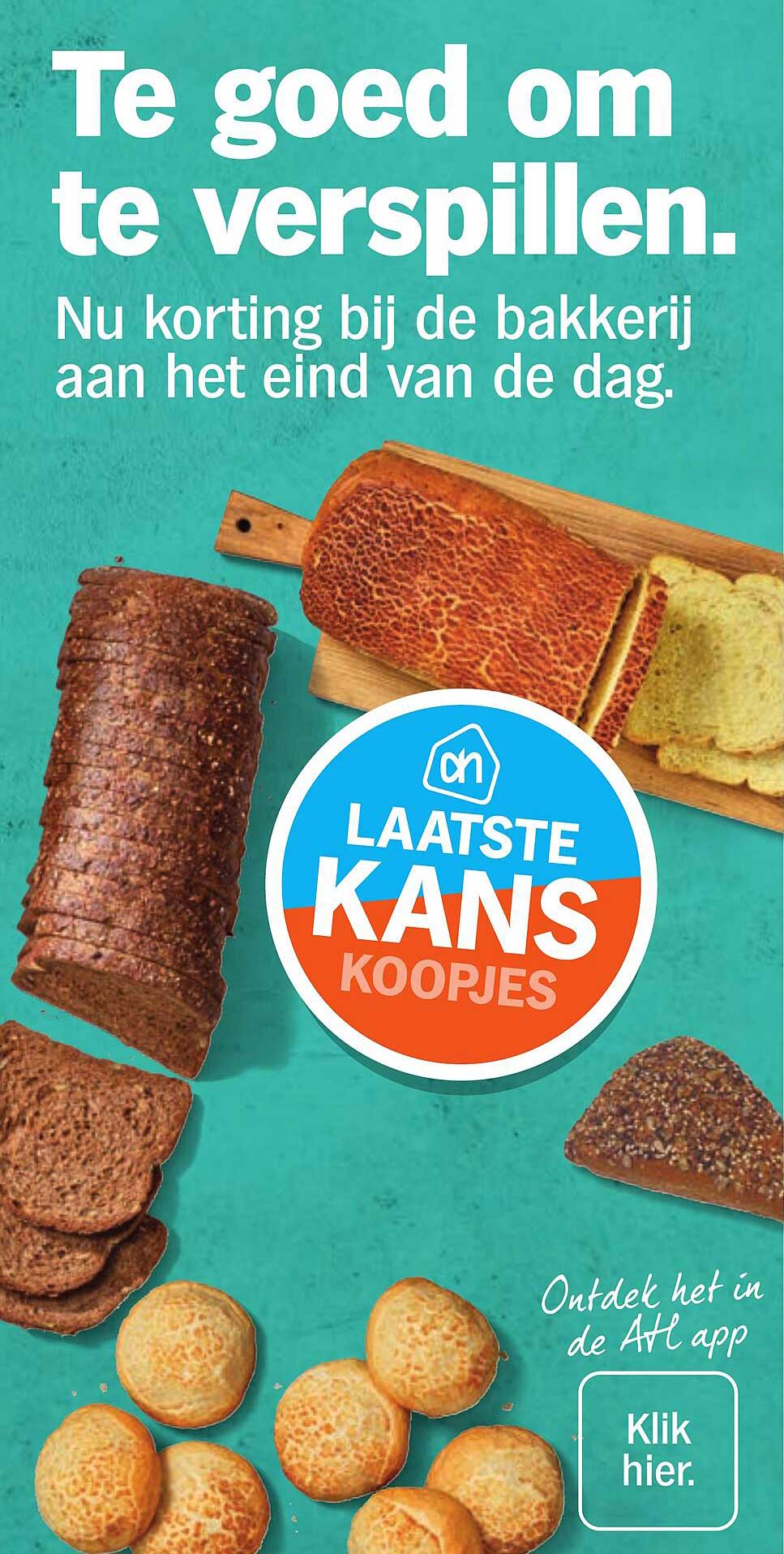Te goed om te verspillen. Nu korting bij de bakkerij aan het eind van de dag. Laatste kans koopjes