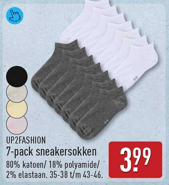 UP2FASHION 7-pack sneakersokken