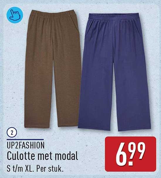 UP2FASHION Culotte met modal
