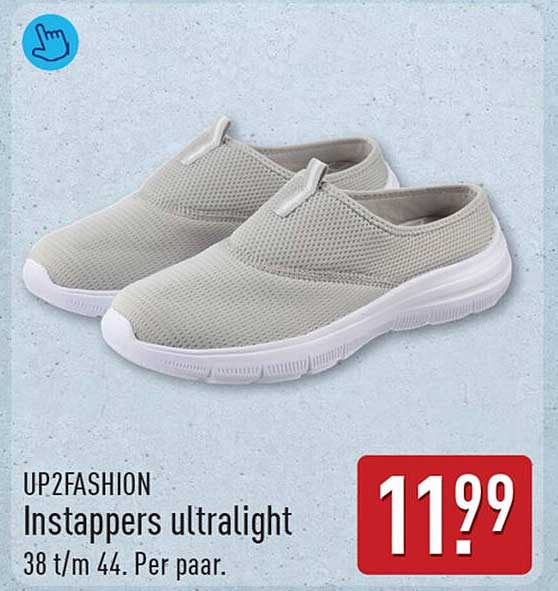 UP2FASHION Instappers ultralight 38 t/m 44. Per paar.