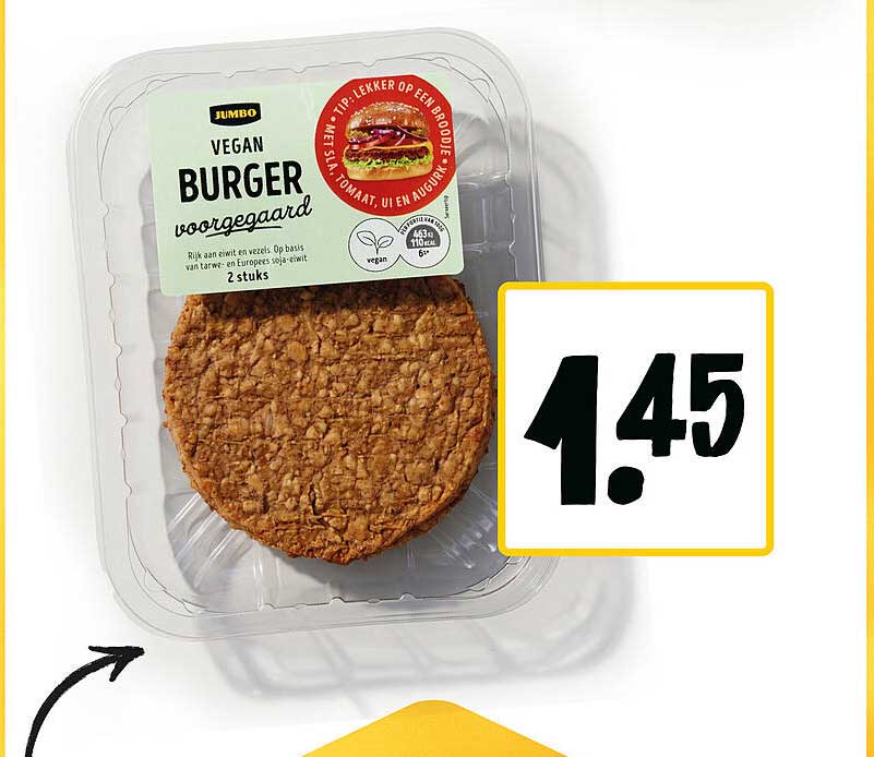 VEGAN BURGER voorgegaard