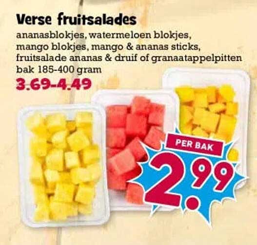 Verse fruitsalades