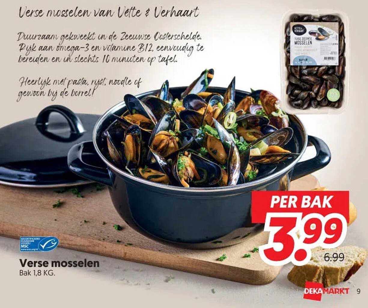 Verse mosselen