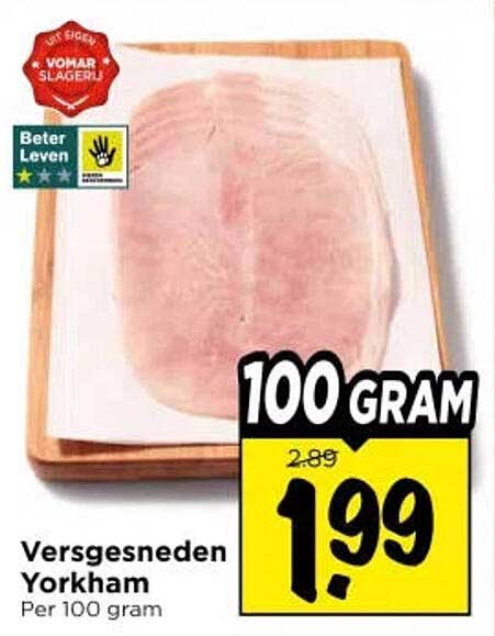 Versgesneden Yorkham