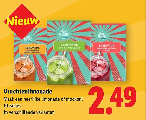 Vruchtenlimonade