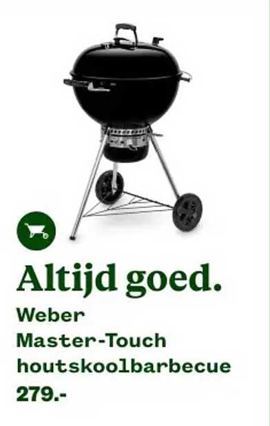 Weber Master-Touch houtskoolbarbecue