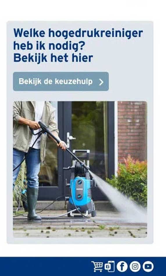 Welke hogedrukreiniger heb ik nodig? Bekijk het hier