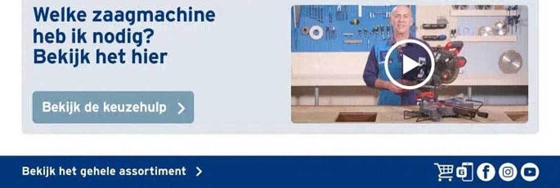 Welke zaagmachine heb ik nodig? Bekijk het hier