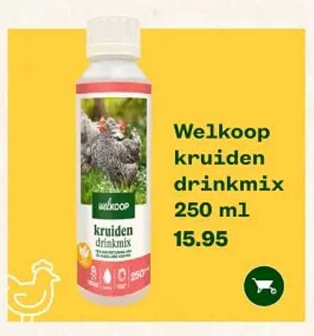Welkoop kruiden drinkmix 250 ml