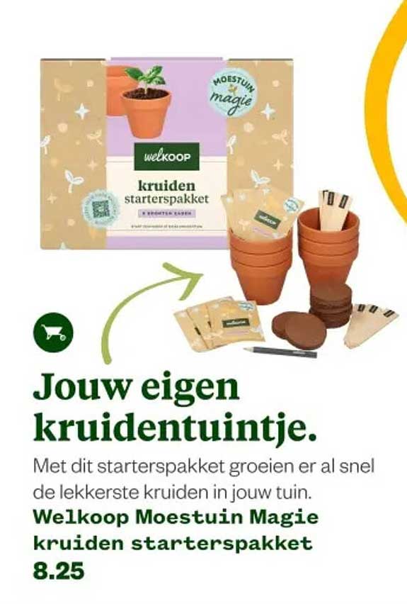 Welkoop Moestuin Magie kruiden starterspakket
