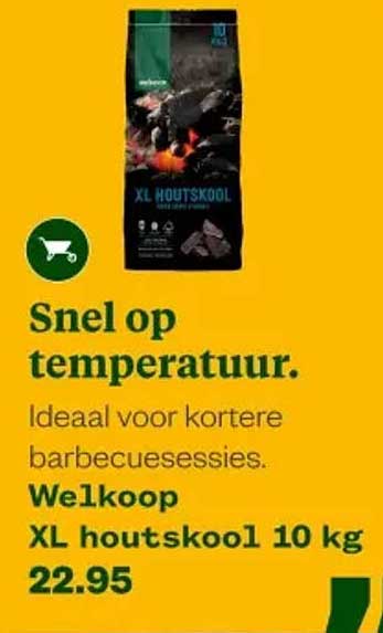 Welkoop XL houtskool 10 kg