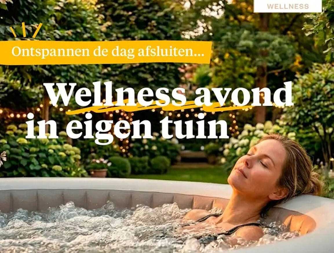 Wellness avond in eigen tuin