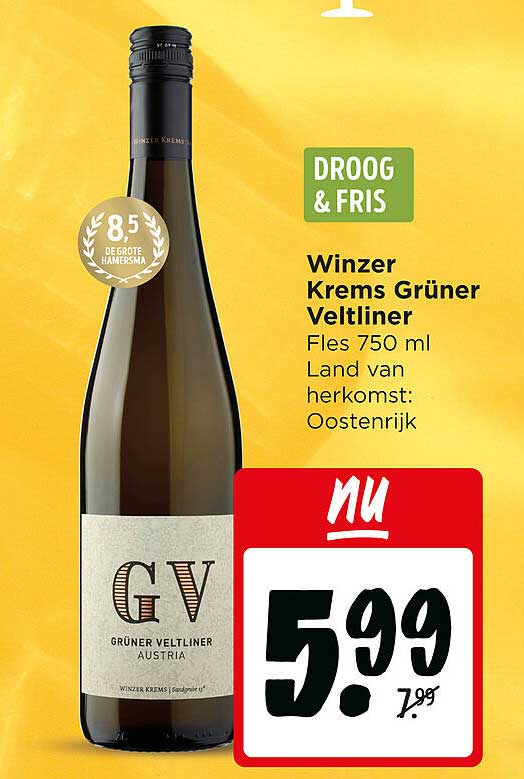 Winzer Krems Grüner Veltliner Fles 750 ml