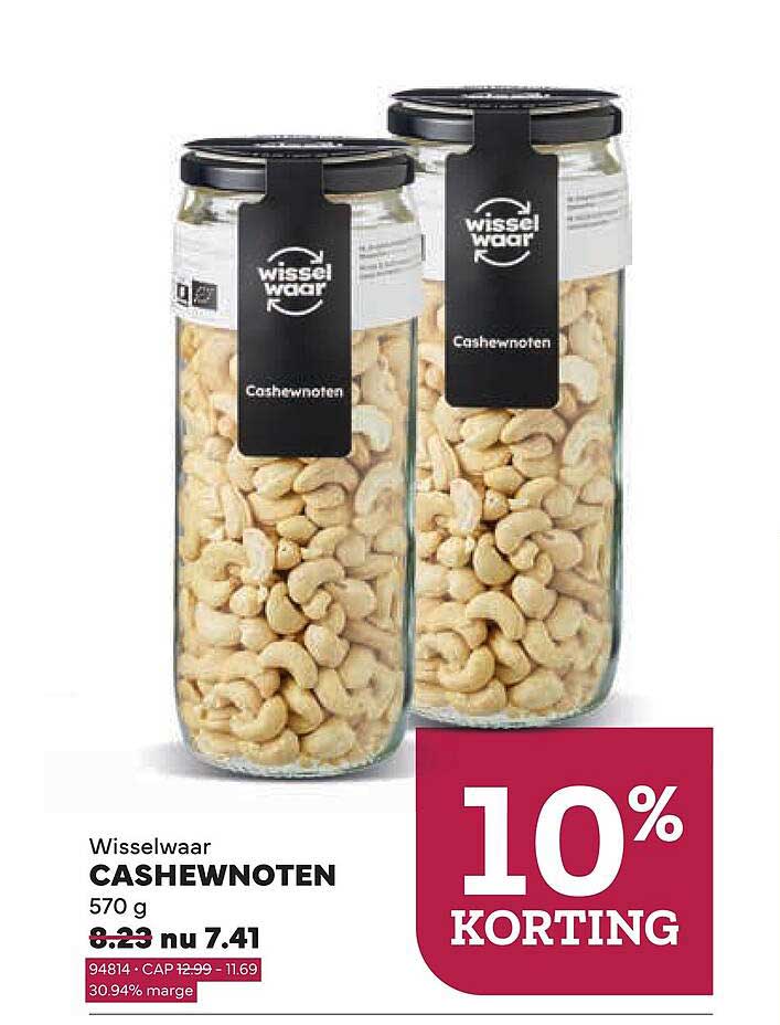 Wisselwaar CASHEWNOTEN