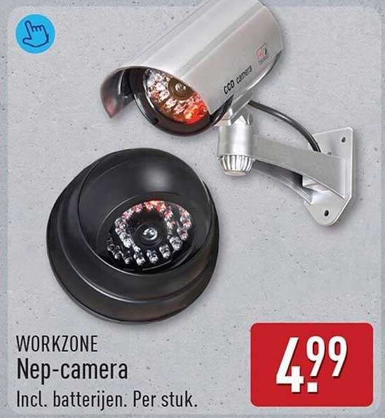 WORKZONE Nep-camera Incl. batterijen. Per stuk.
