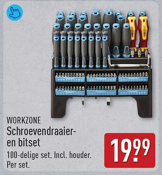 WORKZONE Schroevendraaier- en bitset