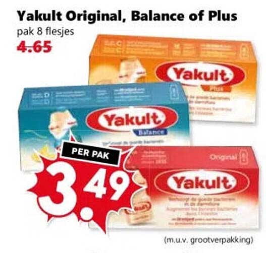 Yakult Original, Balance of Plus