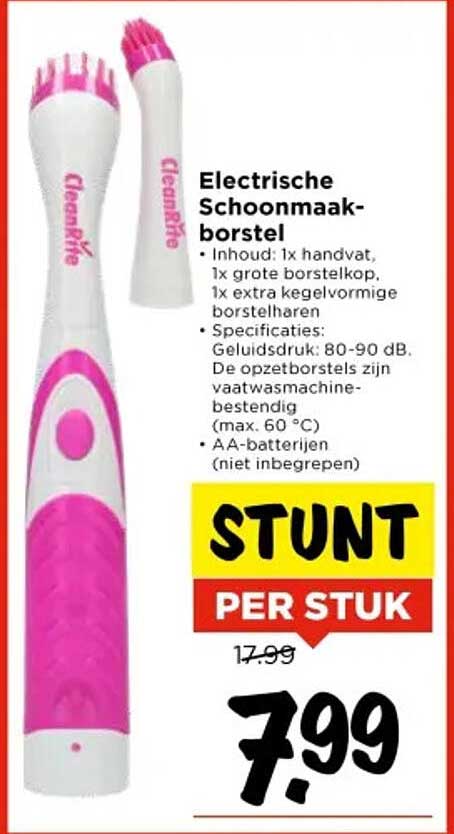 Electrische Schoonmaakborstel
