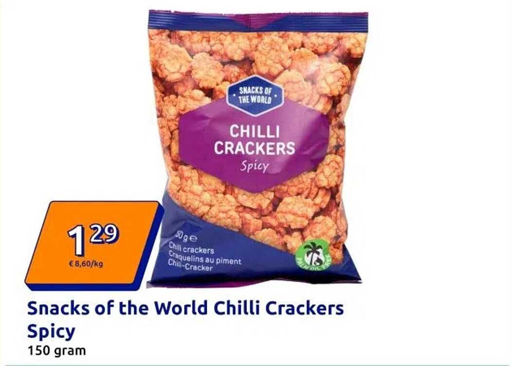 Snacks of the World Chilli Crackers Spicy