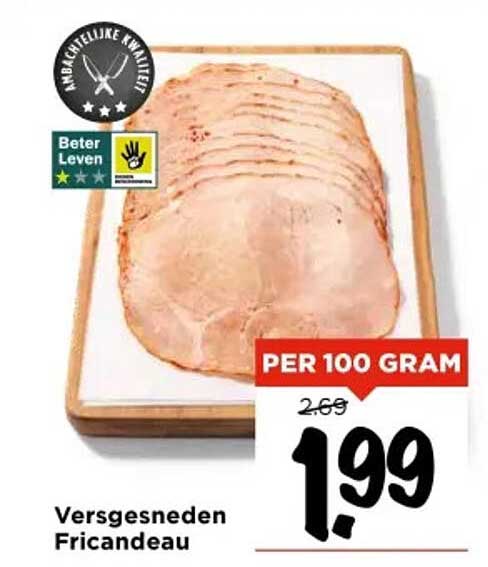Versgesneden Fricandeau