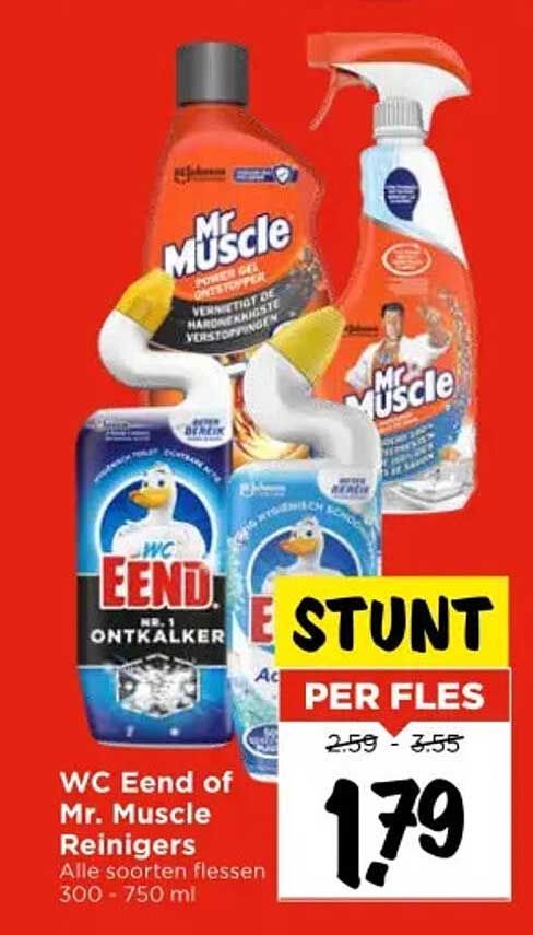 WC Eend of Mr. Muscle Reiniger