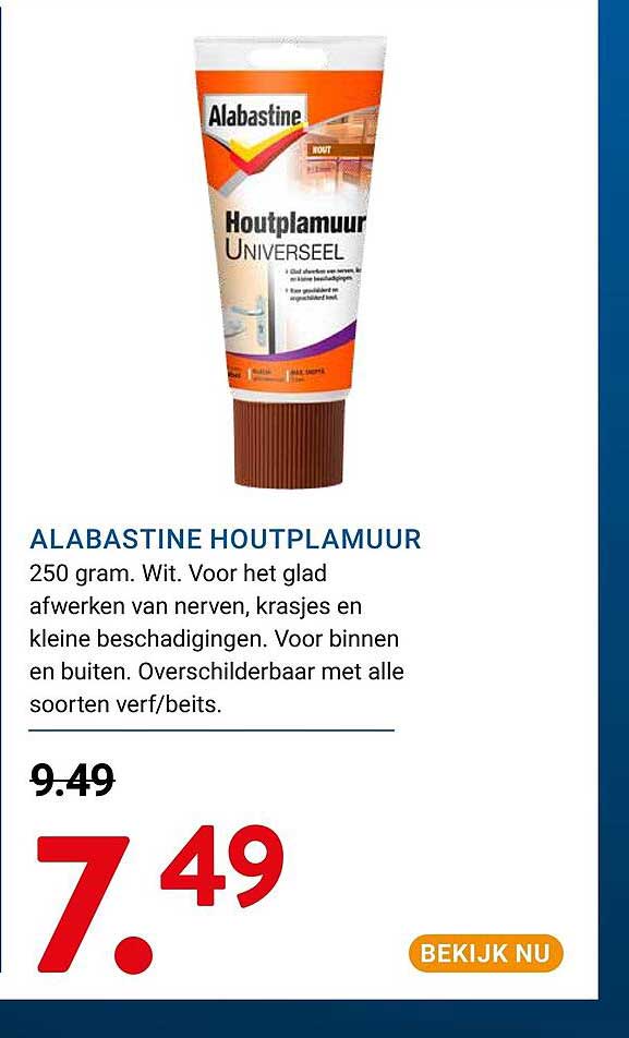 ALABASTINE HOUTPLAMUUR