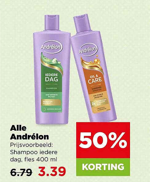 Alle Andrélon 50% KORTING