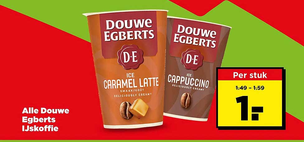 Alle Douwe Egberts IJskoffie