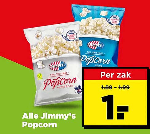 Alle Jimmy's Popcorn