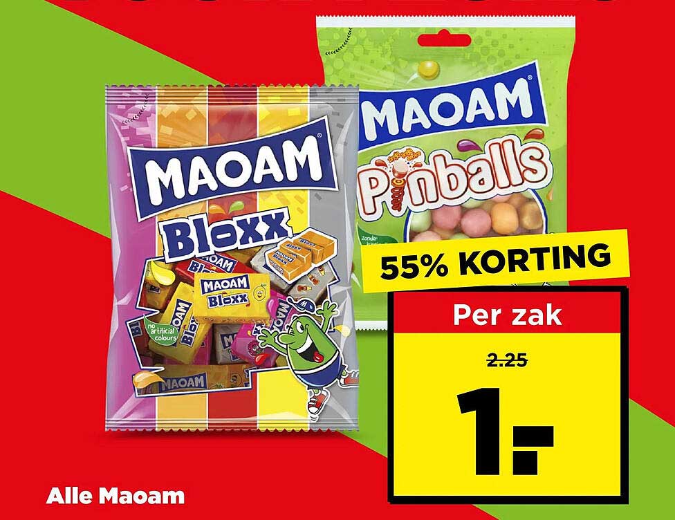 Alle Maoam 55% korting