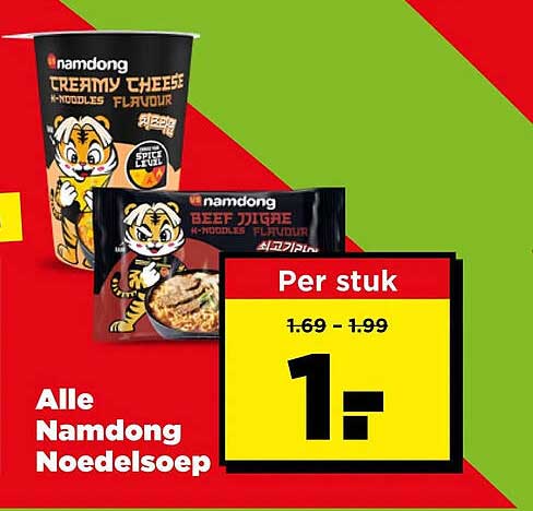 Alle Namdong Noedelsoep