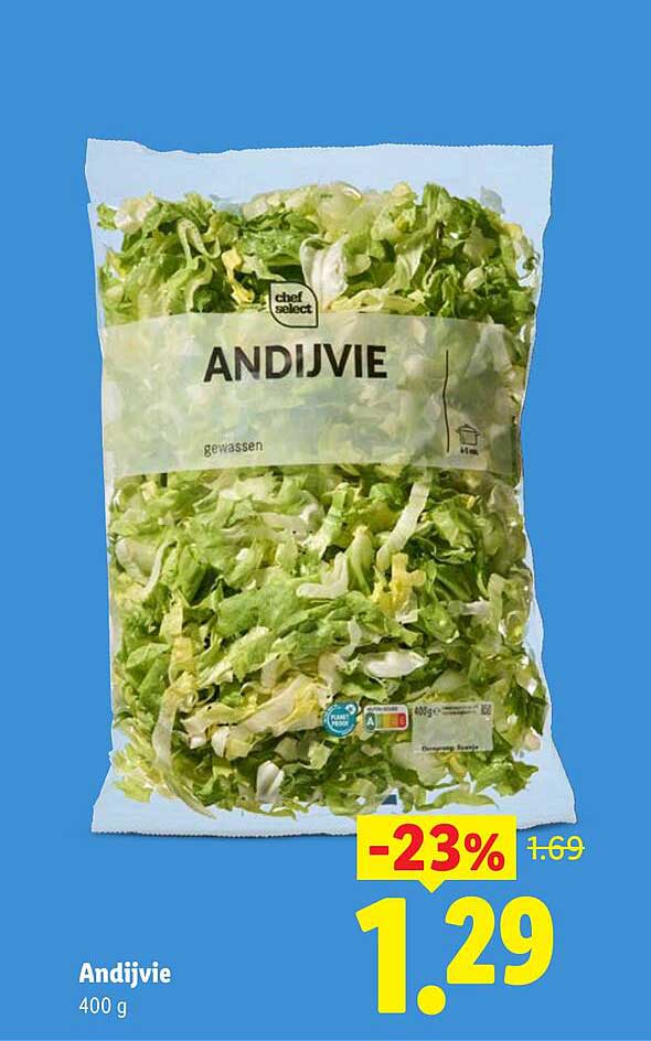 Andijvie 400 g -23%