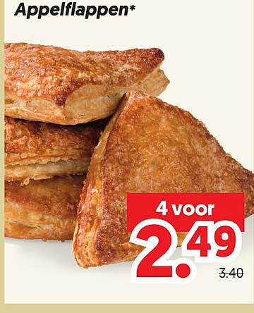 Appelflappen* 4 voor