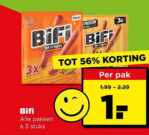 Bifi Alle pakken à 3 stuks