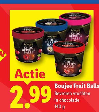 Boujee Fruit Balls Bevroren vruchten in chocolade 140 g