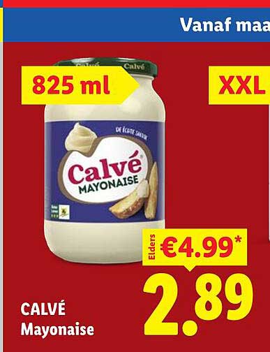 Calvé Mayonaise 825 ml XXL
