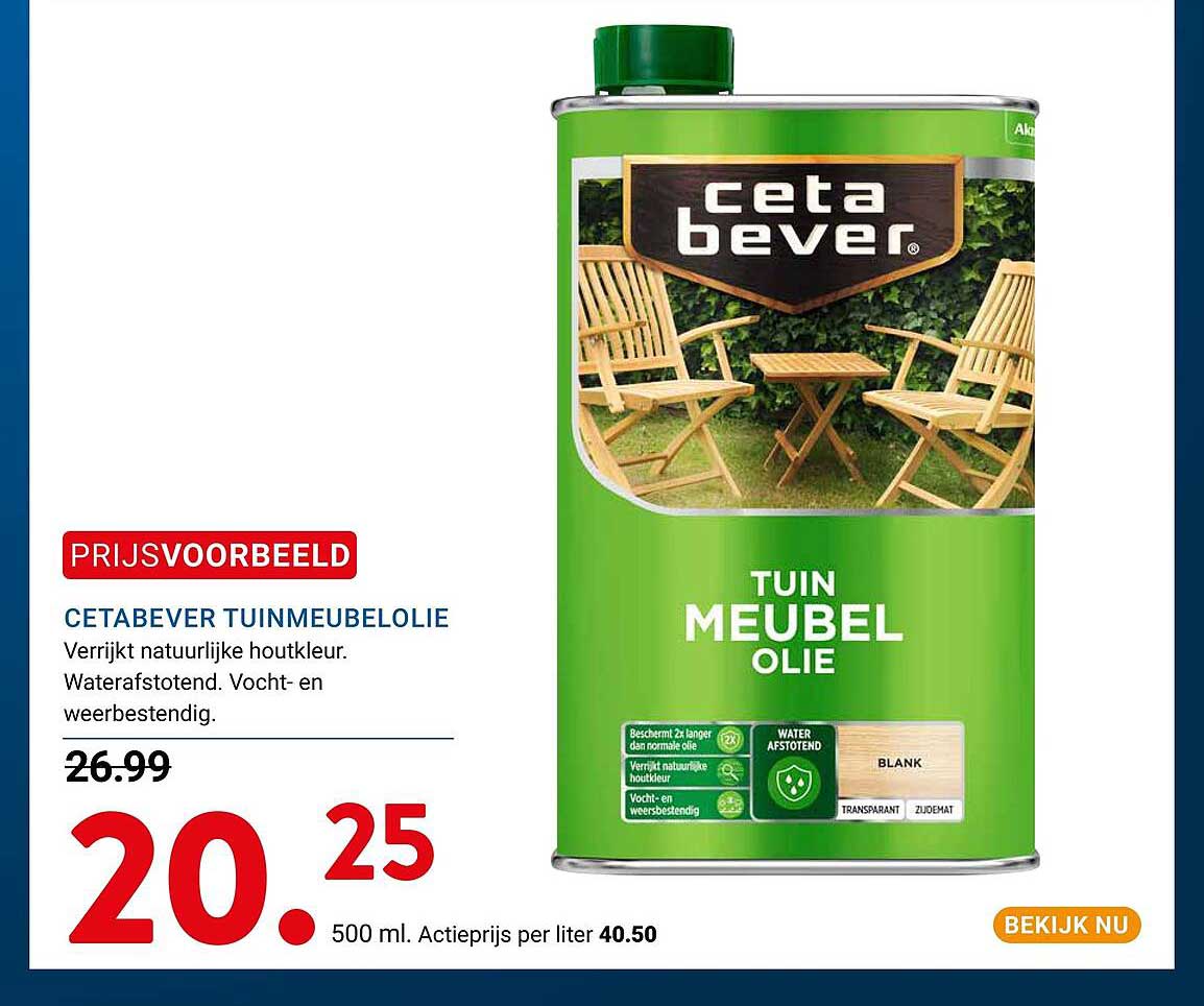 CETABEVER TUINMEUBELOLIE