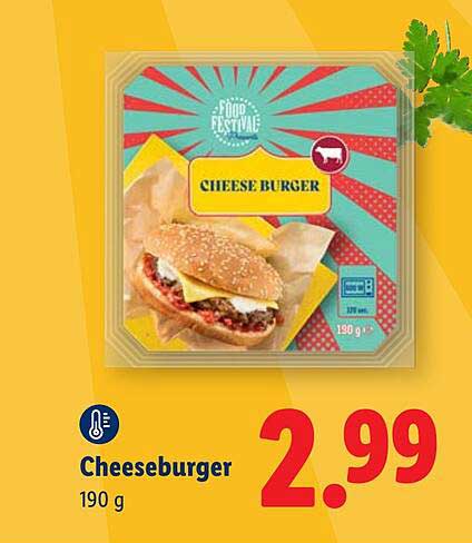 Cheeseburger 190 g