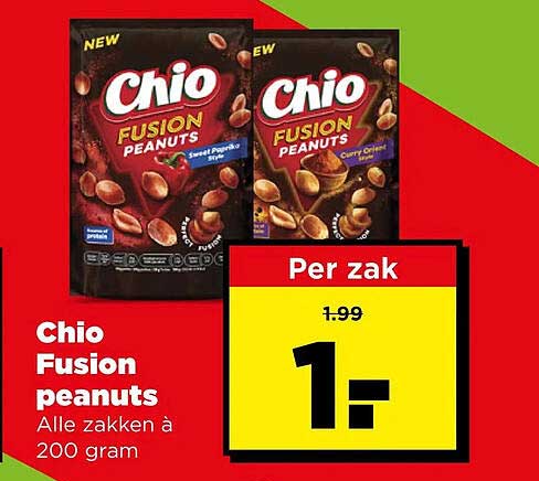 Chio Fusion peanuts