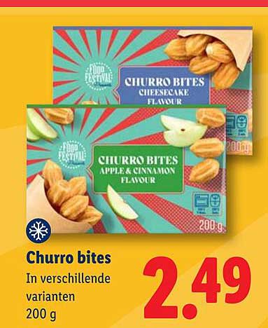 Churro bites In verschillende varianten 200 g