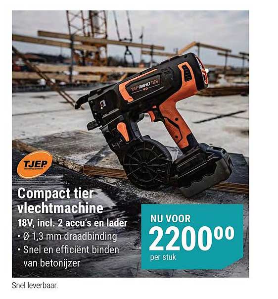 Compact tier vlechtmachine