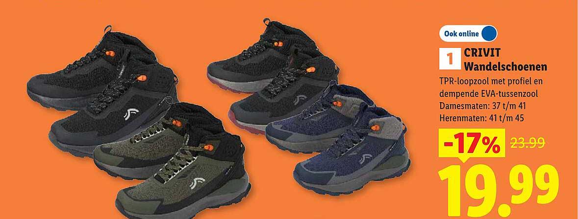 CRIVIT Wandelschoenen -17%