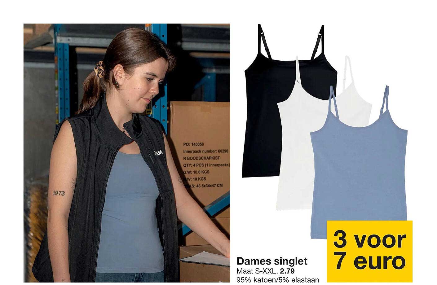 Dames singlet