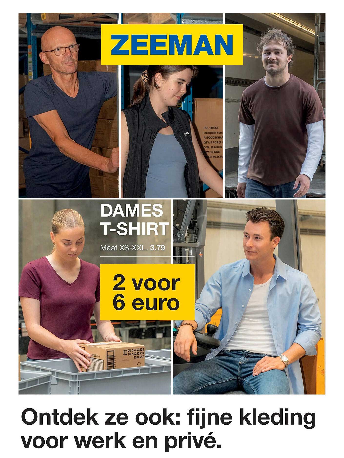 DAMES T-SHIRT Maat XS-XXL. 3.79 2 voor 6 euro