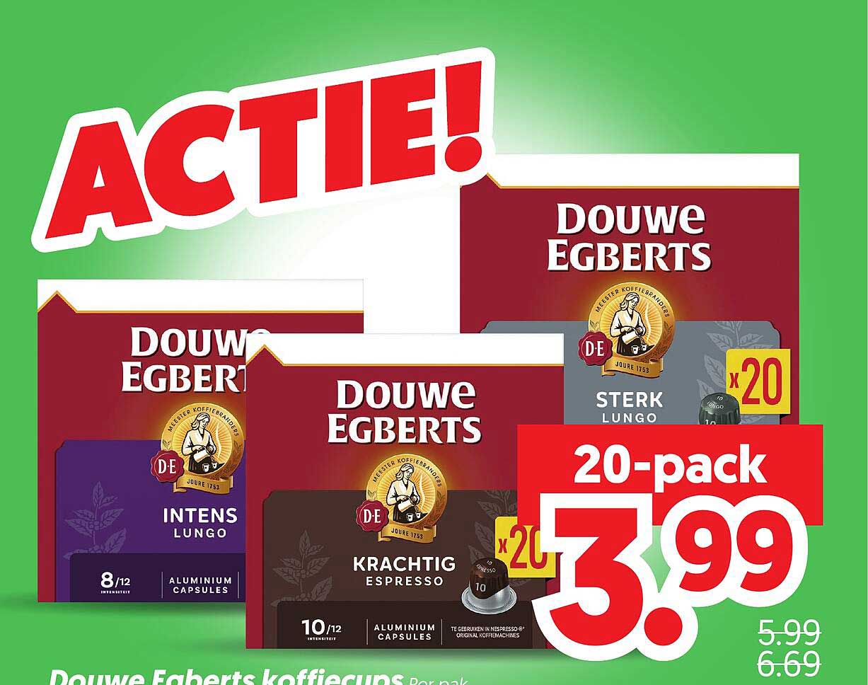 Douwe Egberts koffiecups 20-pack