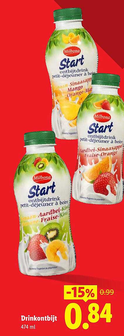 Drinkontbijt 474 ml -15%