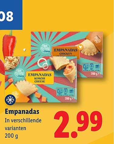 Empanadas In verschillende varianten 200 g