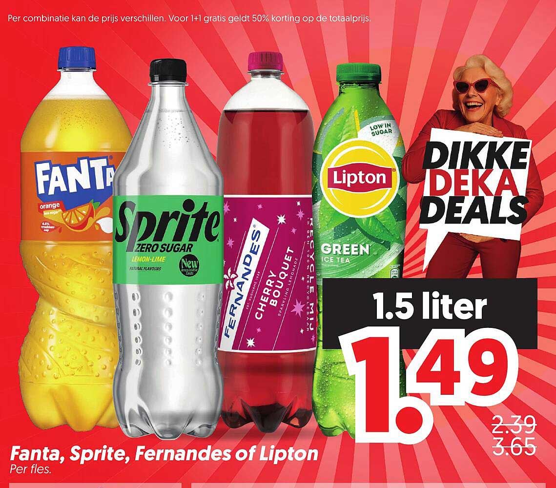 Fanta, Sprite, Fernandes of Lipton